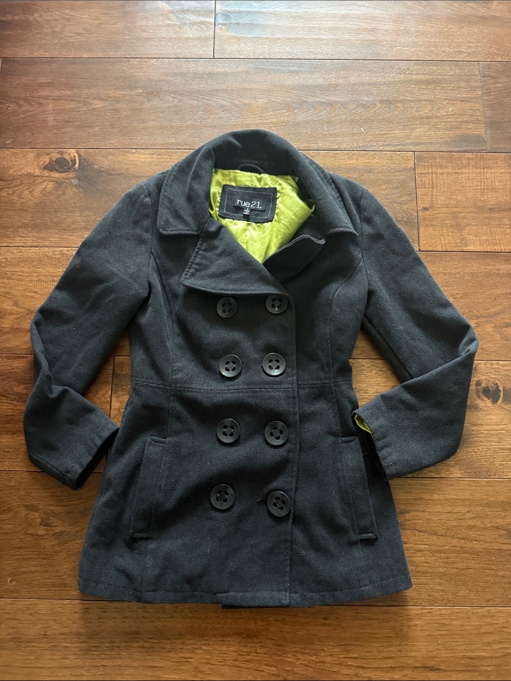 Rue21 Dark Gray Trench Coat